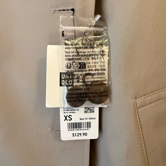 NWT Uniqlo Women’s Trench Coat - Picture 5 of 13